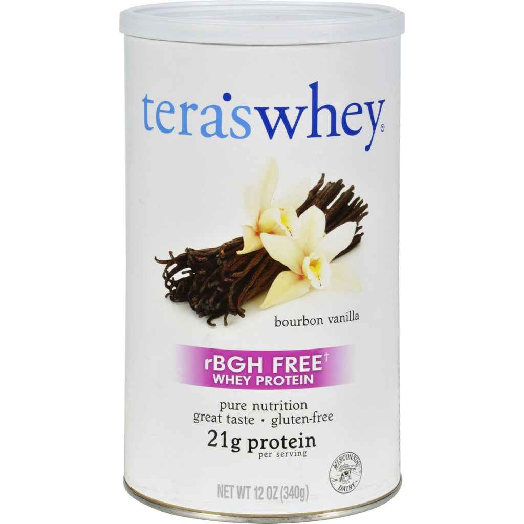 Teras Whey Protein Powder - Organic - Whey - Bourbon Vanilla - 12 Oz