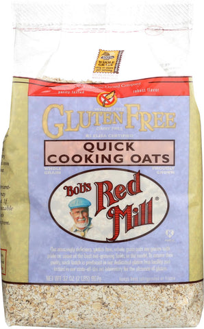 Bob's Red Mill Gluten Free Quick Cooking Rolled Oats - 32 Oz - Case Of 4