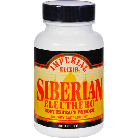 Imperial Elixir Ginseng - Siberian Eleuthero - 2500 Mg - 50 Capsules