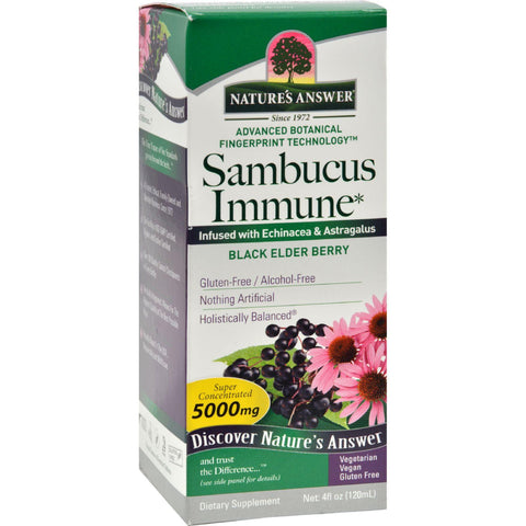 Nature's Answer Sambucus Immune Support - 4 Fl Oz