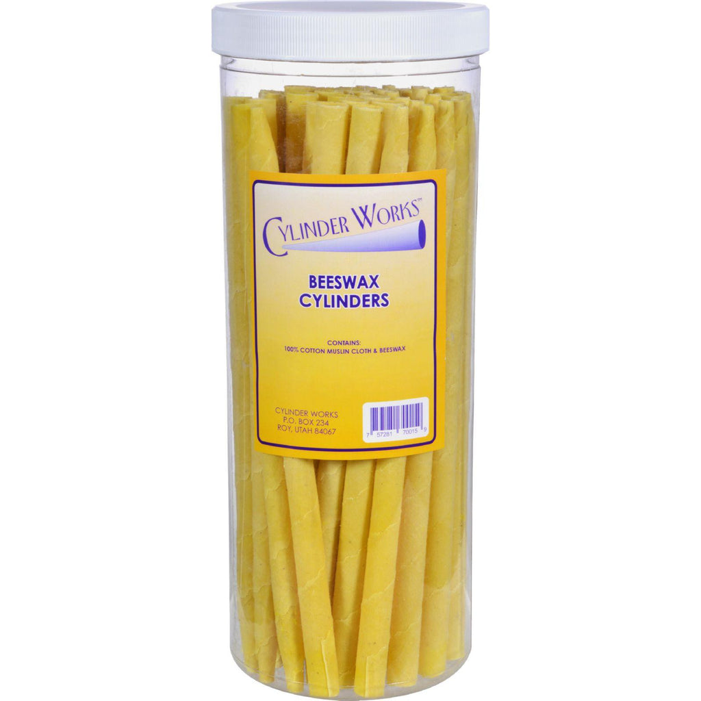 Cylinder Works Herbal Beeswax Ear Candles - 50 Pack