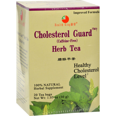 Health King Cholesterol Guard Herb Tea - 20 Tea Bags