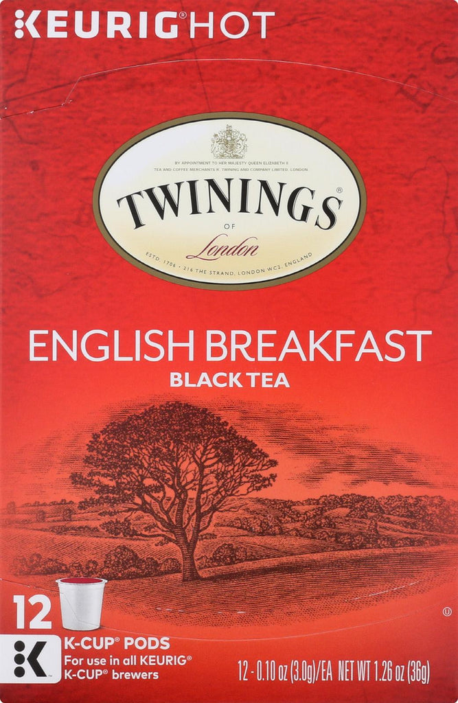 Twining's Tea Black Tea - English Breakfast - Case Of 6 - 12 Count