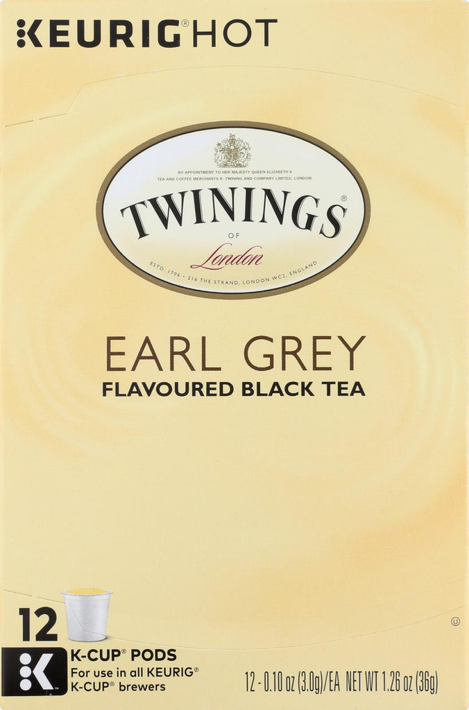 Twining's Tea Black Tea - Earl Grey - Case Of 6 - 12 Count