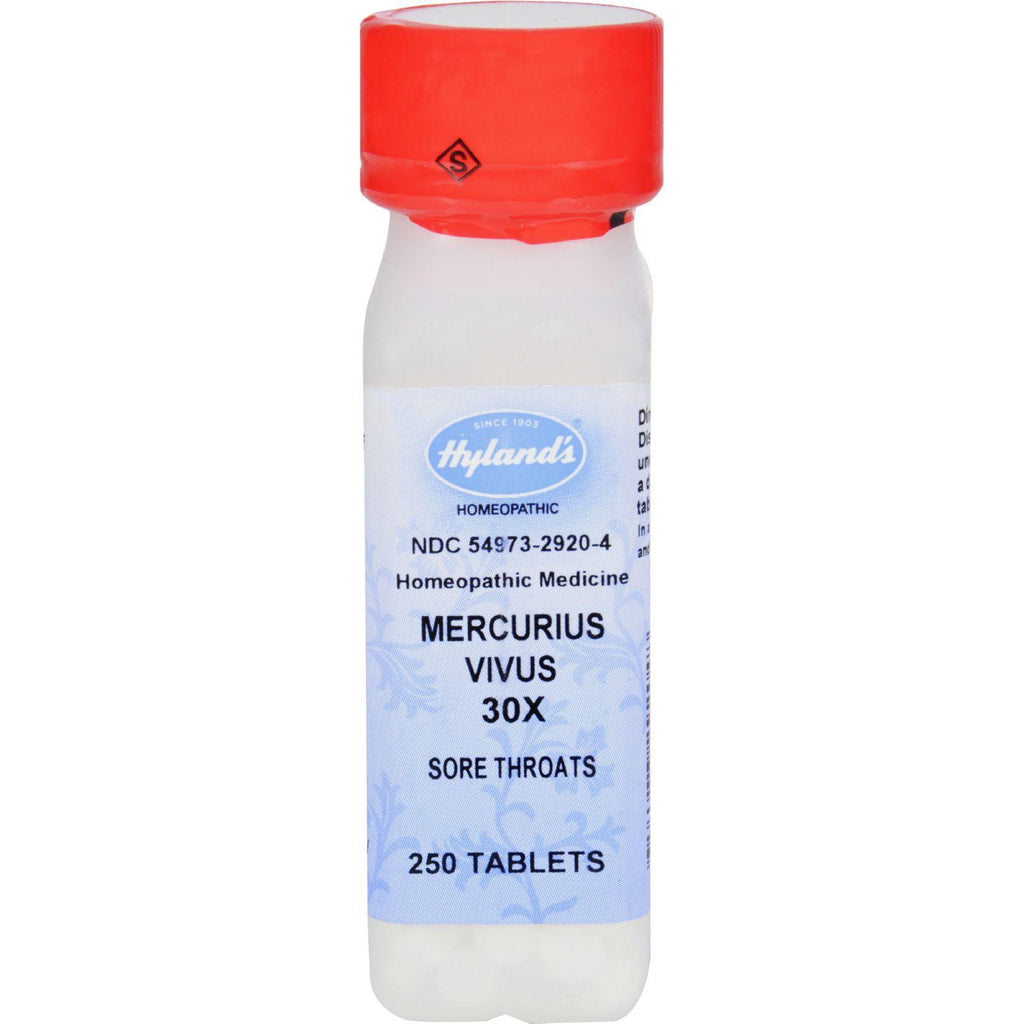 Hyland's Mercurius Vivus 30x - 250 Tablets