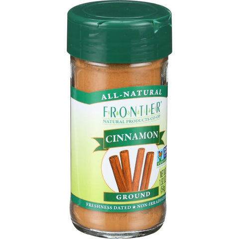 Frontier Herb Cinnamon - Ground - Korintje - 3 Percent Oil - A Grade - 1.92 Oz