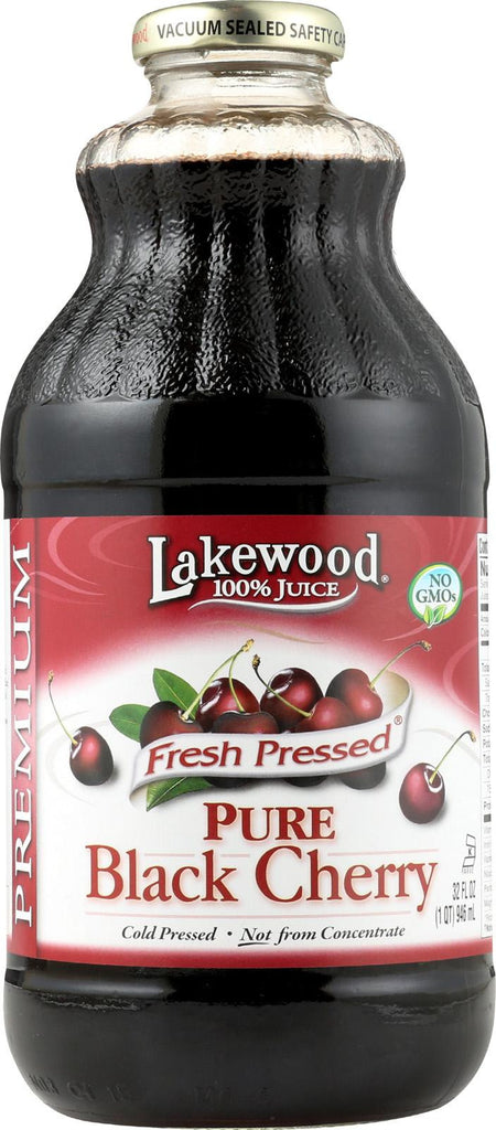 Lakewood Pure Black Cherry Juice - Black Cherry - Case Of 12 - 32 Fl Oz.