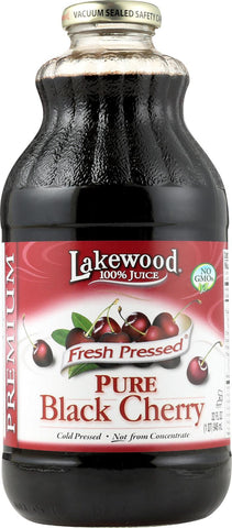 Lakewood Pure Black Cherry Juice - Black Cherry - Case Of 12 - 32 Fl Oz.