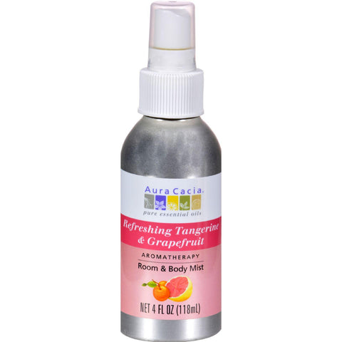 Aura Cacia Aromatherapy Mist Tangerine Grapefruit - 4 Fl Oz