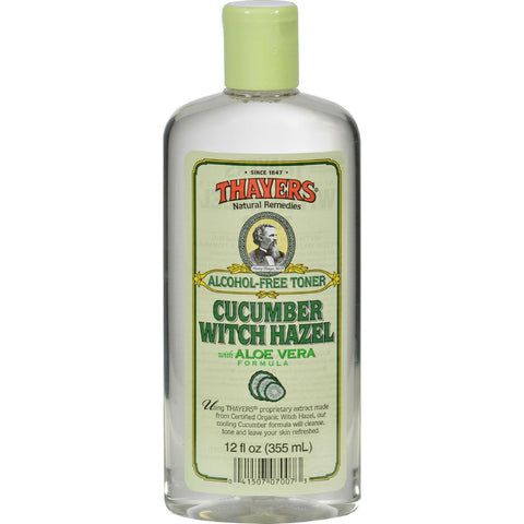 Thayers Witch Hazel With Aloe Vera Cucumber - 12 Fl Oz