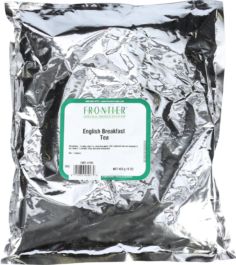 Frontier Herb Tea - Black - English Breakfast - Traditional Blend - Bulk - 1 Lb