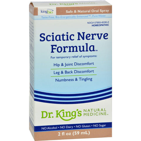 King Bio Homeopathic Natural Medicine Sciatic Free - 2 Fl Oz