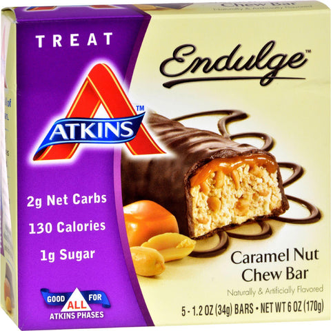 Atkins Endulge Bar Caramel Nut Chew - 5 Bars