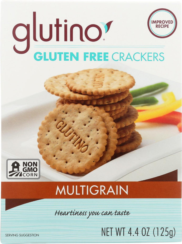 Glutino Multigrain Crackers - Case Of 6 - 4.4 Oz.