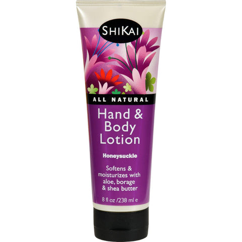 Shikai All Natural Hand And Body Lotion Honeysuckle - 8 Fl Oz