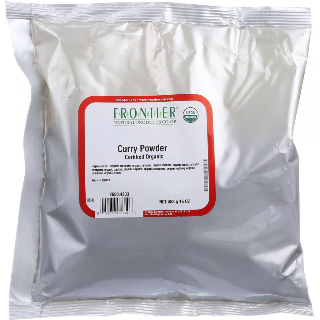 Frontier Herb Curry Powder Seasoning Blend - Organic - Bulk - 1 Lb