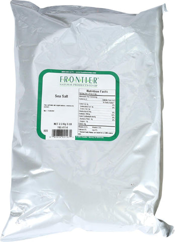 Frontier Herb Sea Salt - Table Grind - Bulk - 5 Lbs