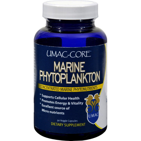 Umac Core Marine Phytoplankton - 500 Mg - 90 Vegetarian Capsules