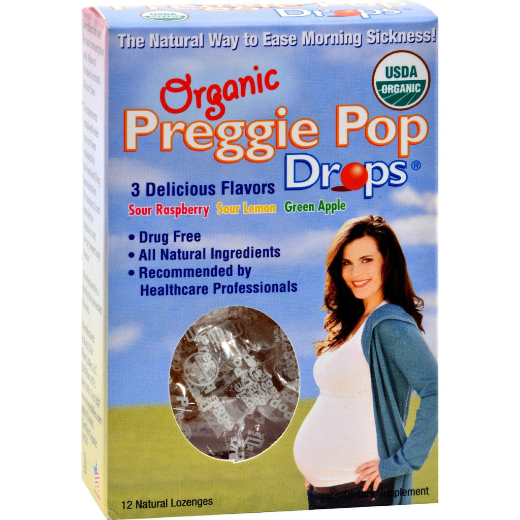 Three Lollies Organic Preggie Pop Drops - 12 Drops