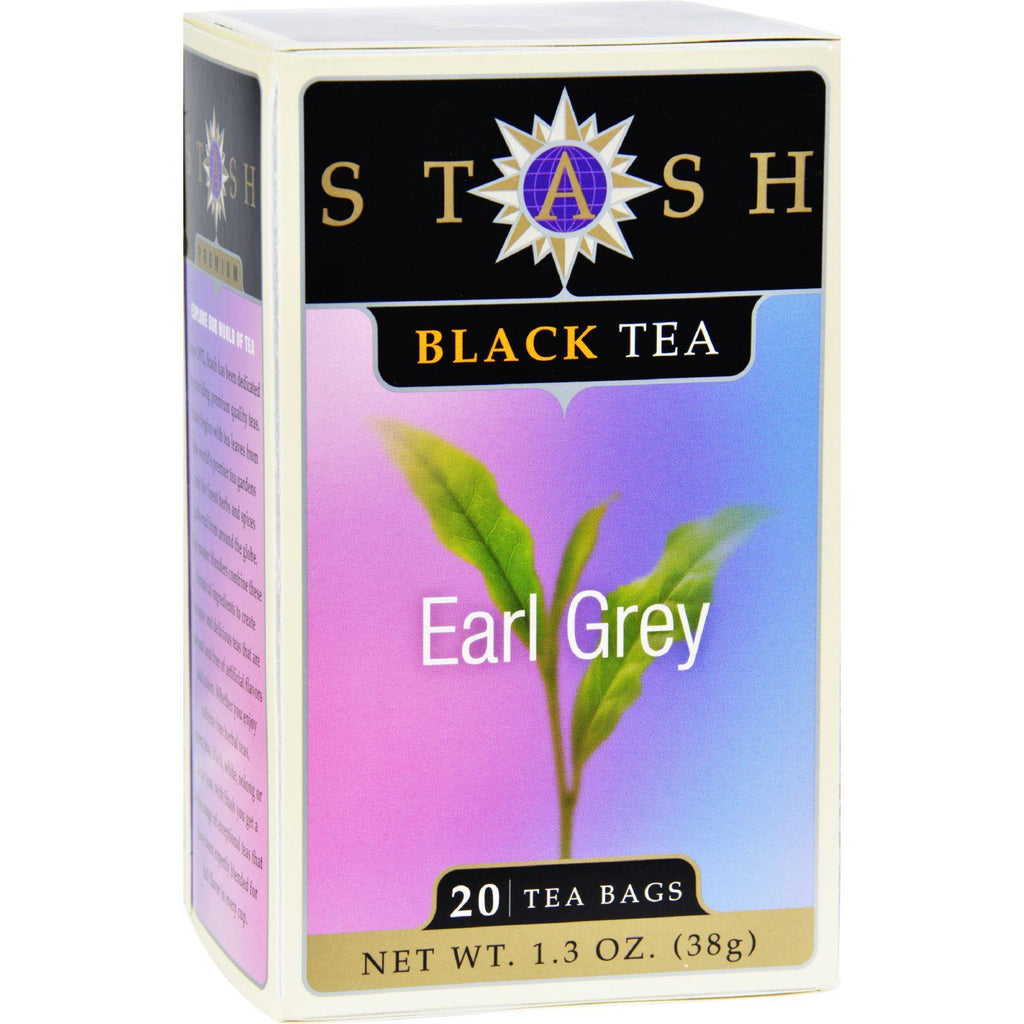 Stash Tea Earl Grey - 20 Tea Bags - Case Of 6