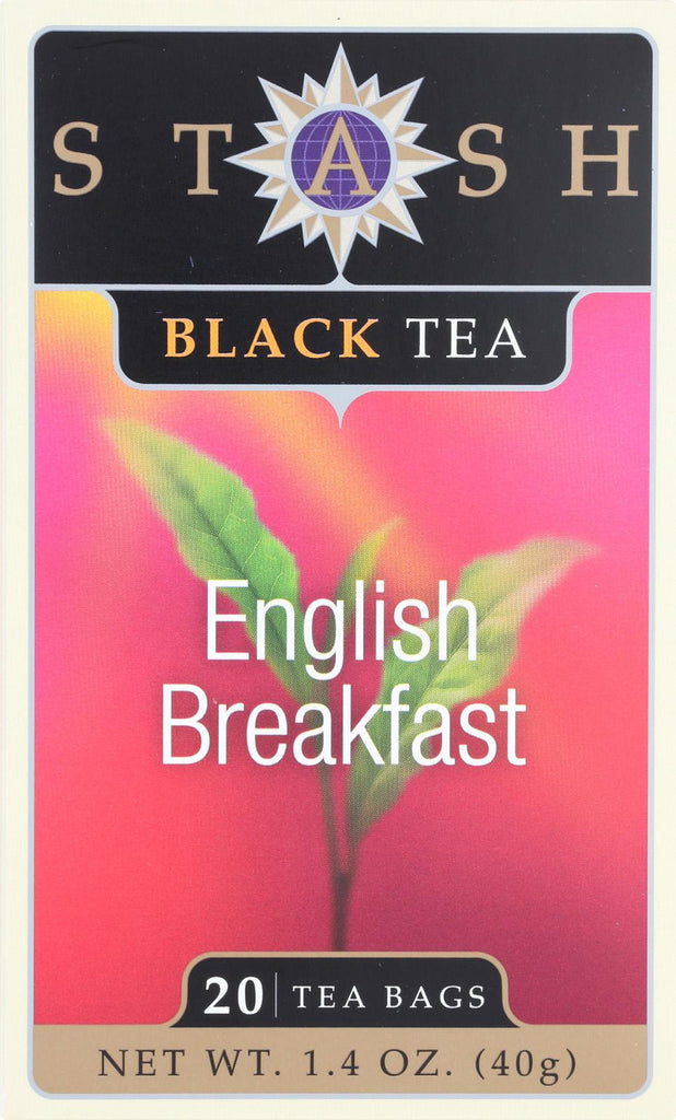 Stash Tea English Breakfast Black Tea - Case Of 6 - 20 Bags