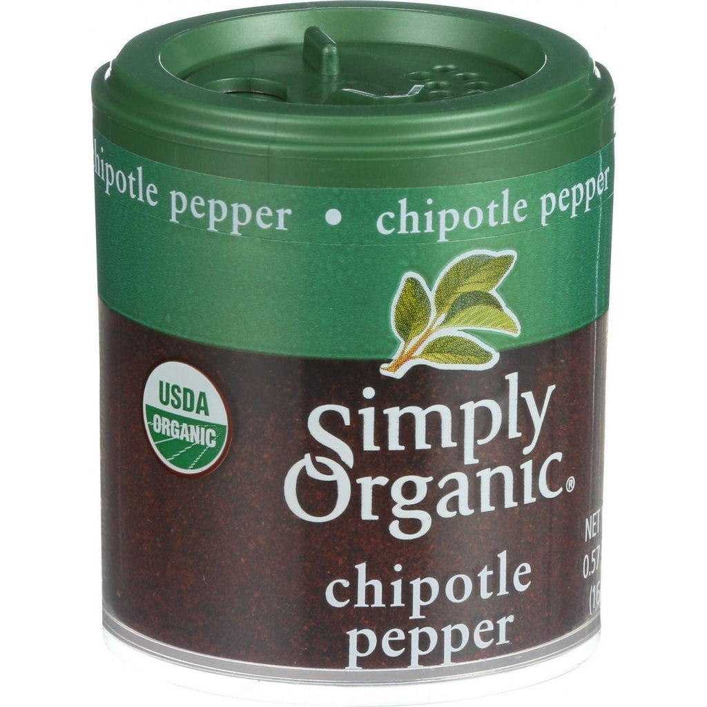 Simply Organic Chipotle Pepper - Organic - Ground - .57 Oz - Case Of 6