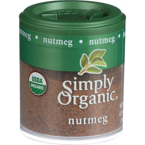 Simply Organic Nutmeg - Organic - Ground - .53 Oz - Case Of 6