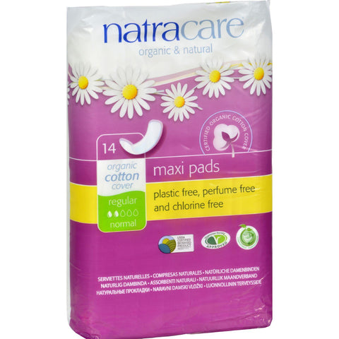 Natracare Natural Maxi Pads Regular - 14 Pack