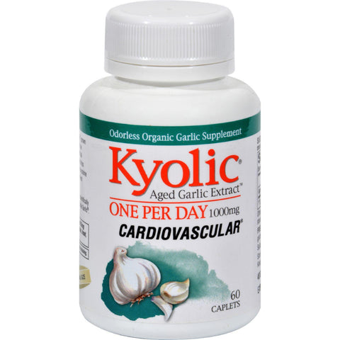 Kyolic Aged Garlic Extract One Per Day Cardiovascular - 1000 Mg - 60 Caplets