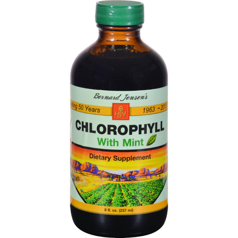 Bernard Jensen Chlorophyll Mint - 8 Fl Oz