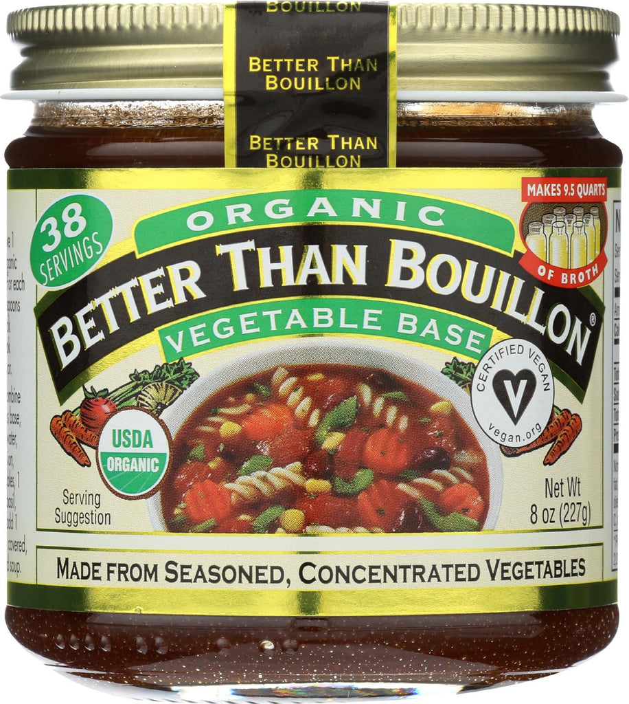 Better Than Bouillon Organic Seasoned - Vegetable Base - Case Of 6 - 8 Oz.