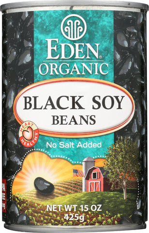 Eden Foods Organic Black Soy Beans - Case Of 12 - 15 Oz.