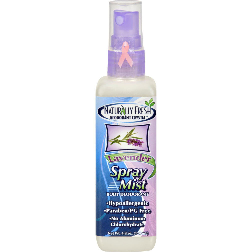 Naturally Fresh Deodorant Crystal Spray Mist Lavender - 4 Fl Oz