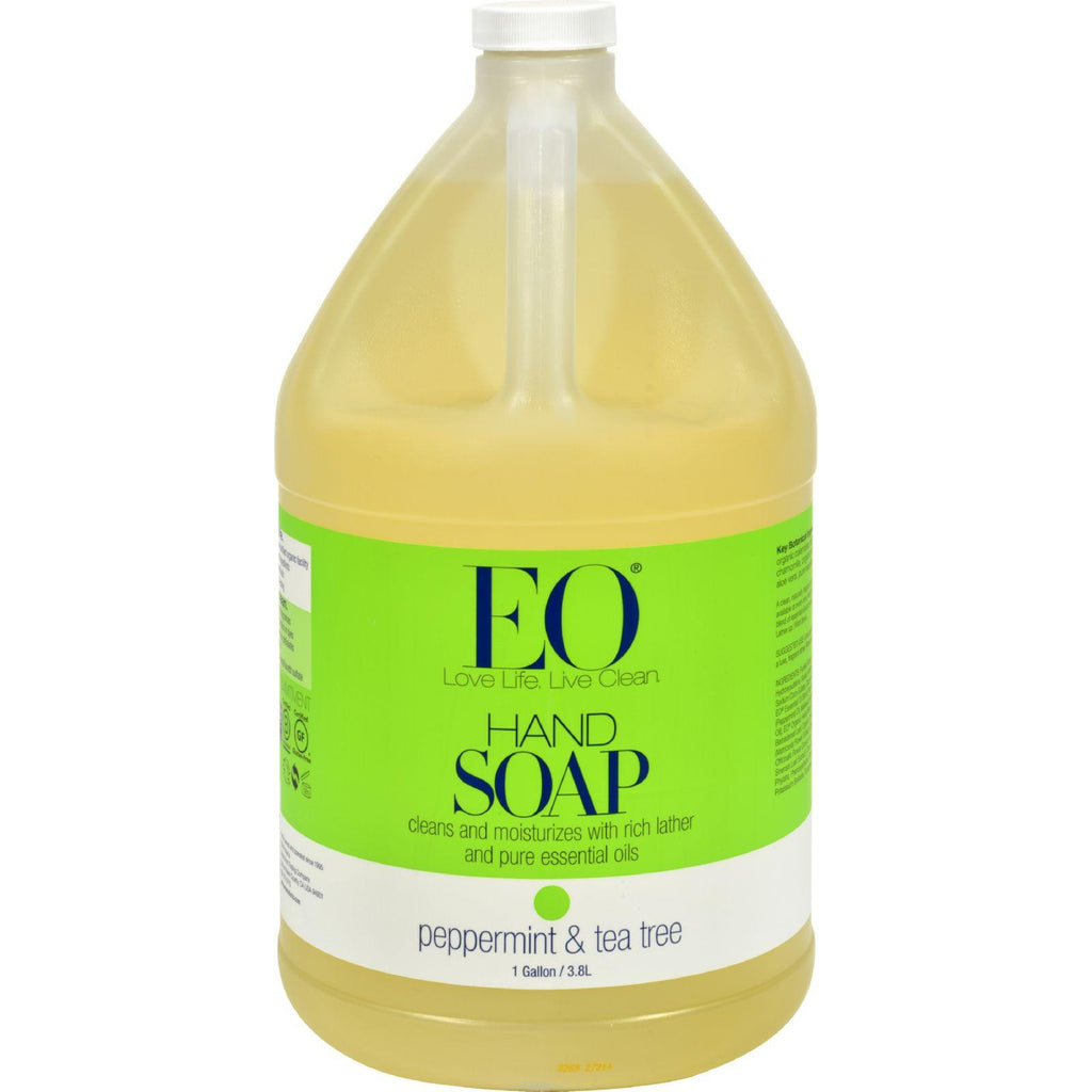 Eo Products Hand Soap Refill - Peppermint - 128 Oz