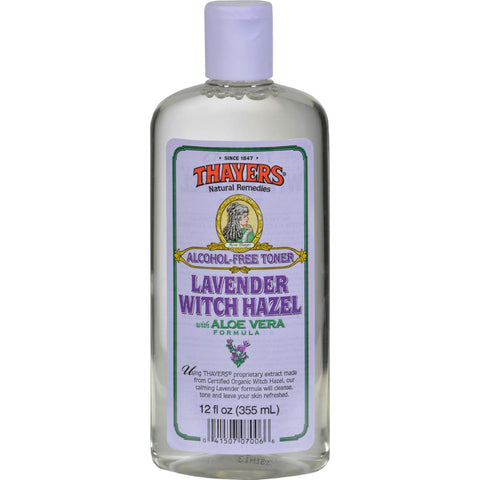 Thayers Witch Hazel With Aloe Vera Lavender - 12 Fl Oz