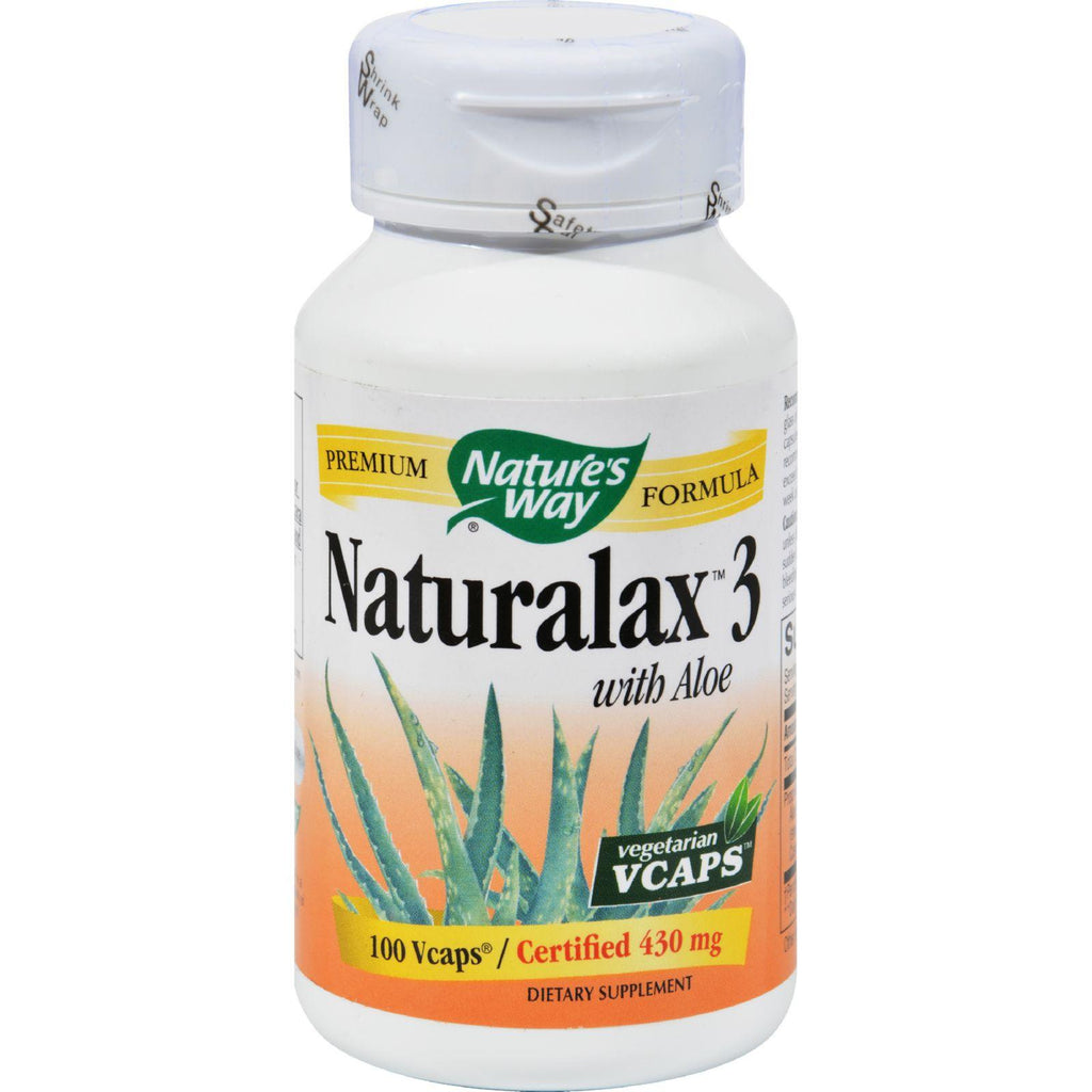 Nature's Way Naturalax 3 With Aloe - 100 Vegetarian Capsules