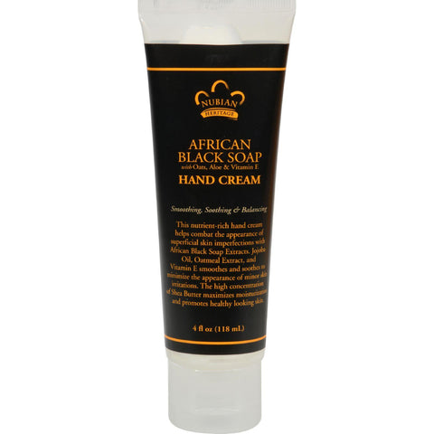 Nubian Heritage Hand Cream African Black Soap - 4 Fl Oz