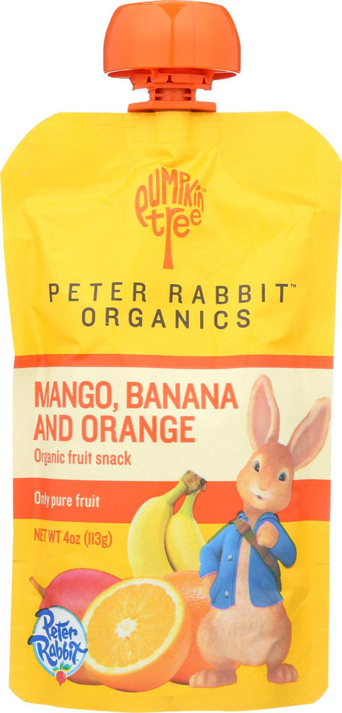 Peter Rabbit Organics Fruit Snacks - Mango Banana And Orange - Case Of 10 - 4 Oz.