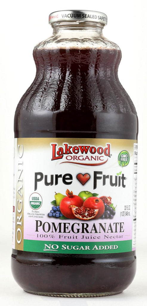 Lakewood Pure Organic Pomegranate - Pomegranate - Case Of 12 - 32 Fl Oz.