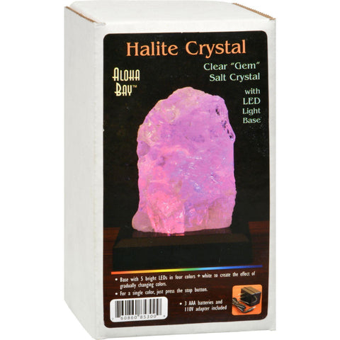 Himalayan Salt Lamp - Halite With Led Base - 1 Ct