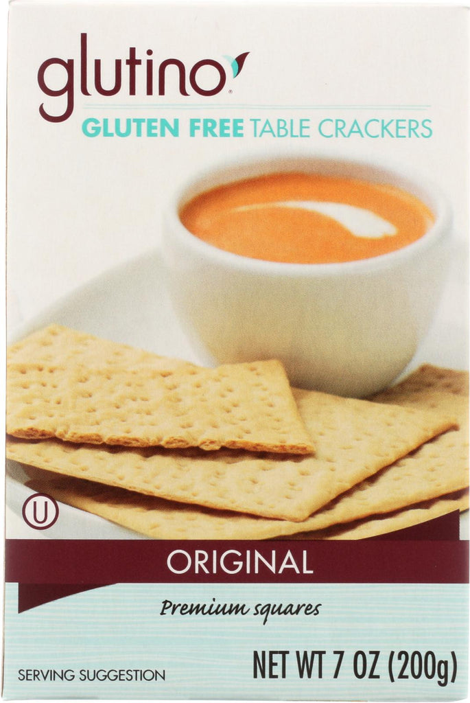 Glutino Table Crackers - Case Of 12 - 7 Oz.