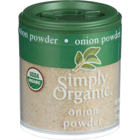 Simply Organic Onion - Organic - Powder - White - .74 Oz - Case Of 6