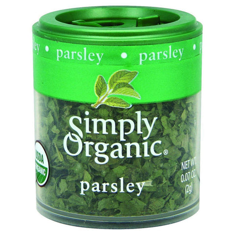 Simply Organic Parsley Leaf - Organic - Flakes - .07 Oz - Case Of 6