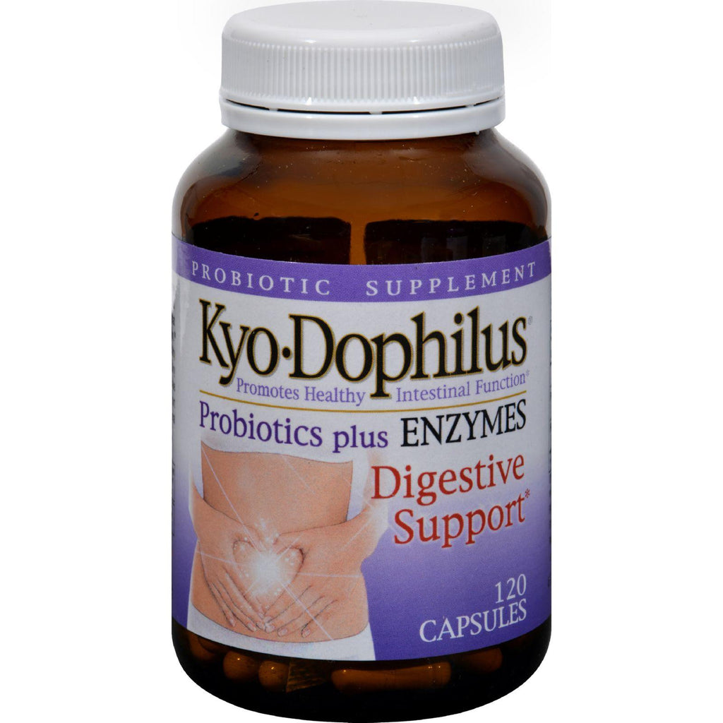 Kyolic Kyo-dophilus Probiotics Plus Enzymes - 120 Capsules