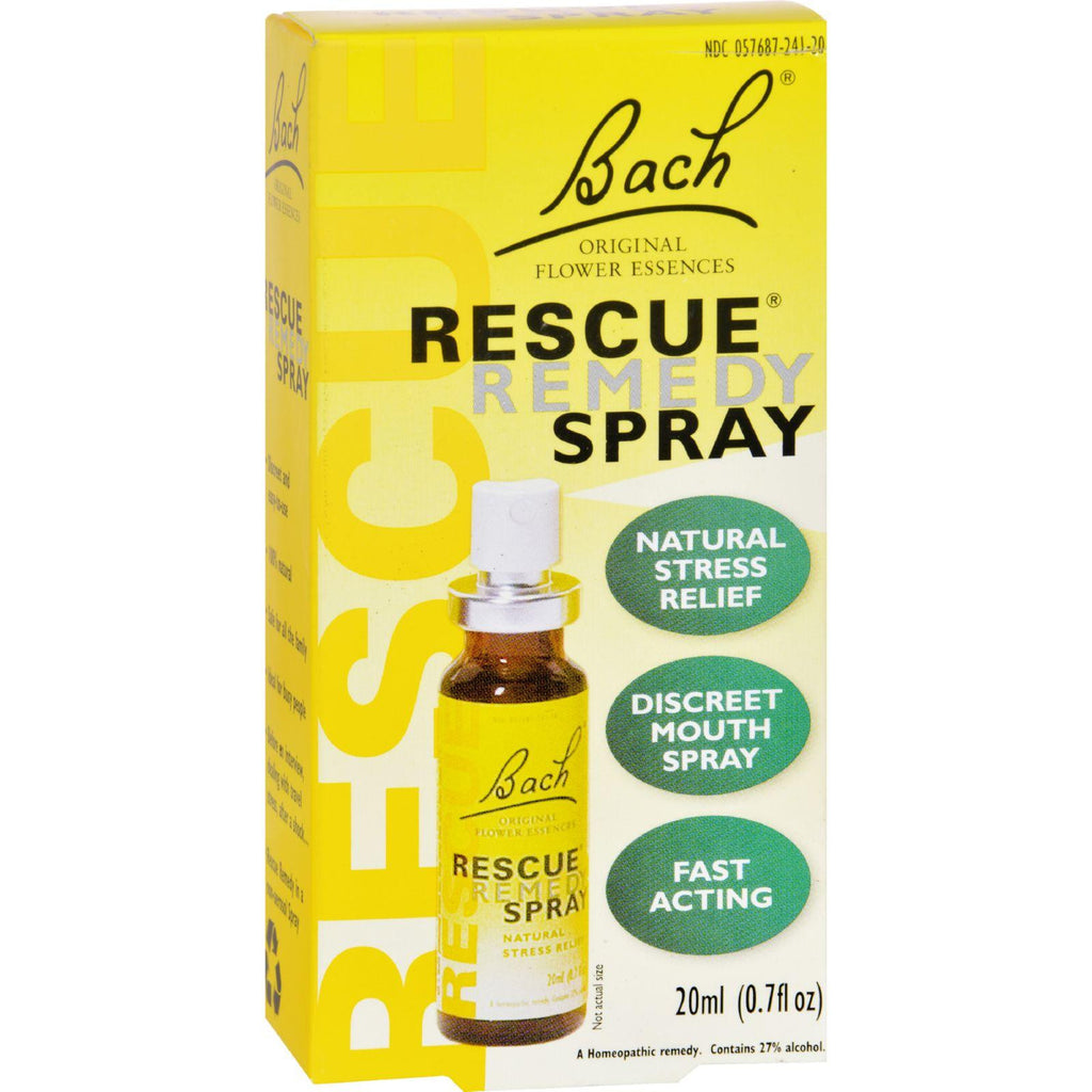 Bach Flower Remedies Essences Rescue Remedy Spray Original Flower - 0.7 Fl Oz