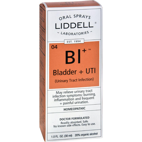 Liddell Homeopathic Bladder And Uti Spray - 1 Fl Oz