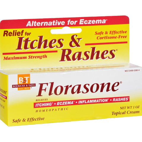 Boericke And Tafel Florasone Itches And Rashes Cream - 1 Oz