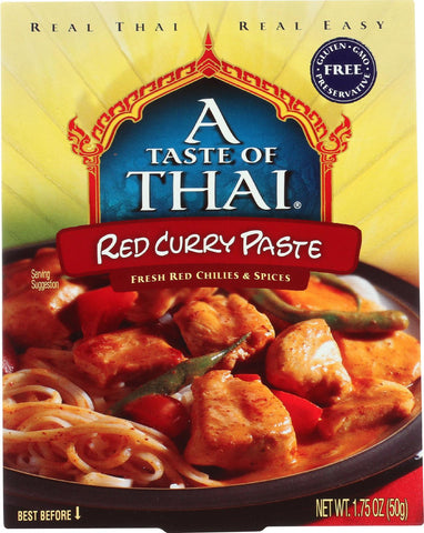 Taste Of Thai Red Curry Paste - 1.75 Oz - Case Of 6