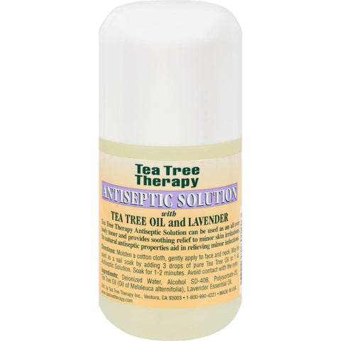 Tea Tree Therapy Antiseptic Solution Tea Tree Oil And Lavender - 4 Fl Oz