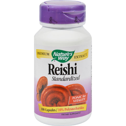 Nature's Way Reishi Standardized - 100 Capsules